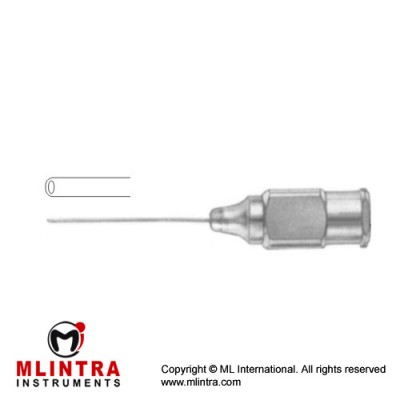 Mclntyre Anterior Chamber Cannula Straight Stainless Steel, Gauge 30 Mclntyre Anterior Chamber Cannula Straight Stainless Steel, Gauge 30